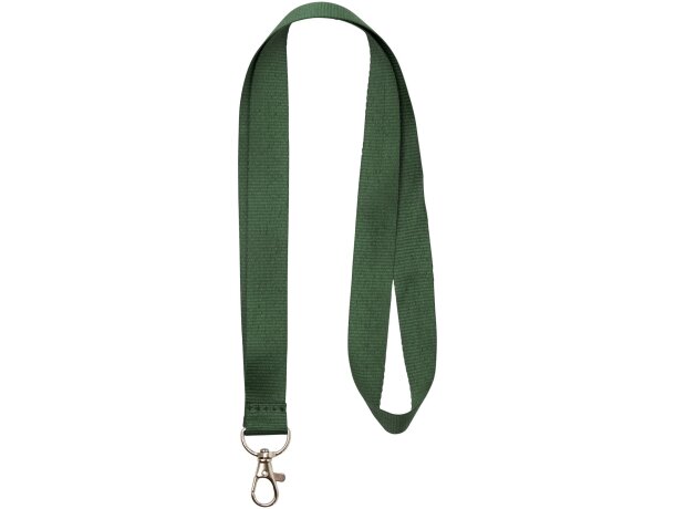 Lanyard coloridos con mosquetón práctico Impey y gran calidad Verde detalle 19