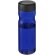 H2O Active® Eco Base Bidón deportivo con tapa de rosca de 650 ml personalizado azul/negro intenso