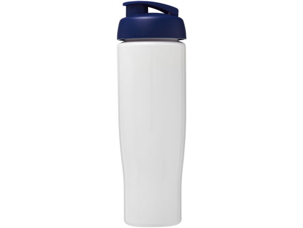 H2O Active® Tempo Bidón deportivo con Tapa Flip de 700 ml personalizado blanco/azul