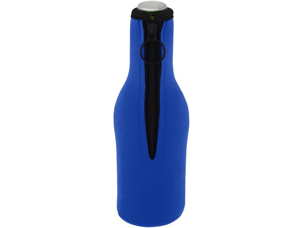 Botellas térmicas funda neopreno reciclado Fris se dobla cabe en bolsillo Azul real detalle 18