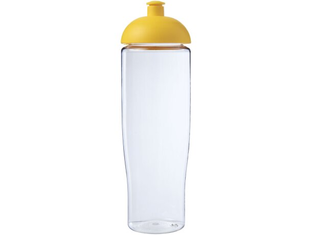 H2O Active® Tempo Bidón deportivo con Tapa Dome de 700 ml personalizado transparente/amarillo