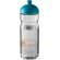 H2O Active® Base Bidón deportivo con Tapa Dome de 650 ml personalizado transparente/azul aqua