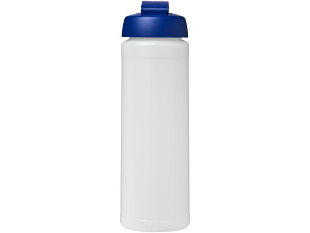 Baseline® Plus Bidón deportivo con Tapa Flip de 750 ml personalizado transparente/azul