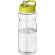 Bidón deportivo &quot;H2O Active® Base Tritan™&quot; de 650 ml personalizado transparente claro/lima