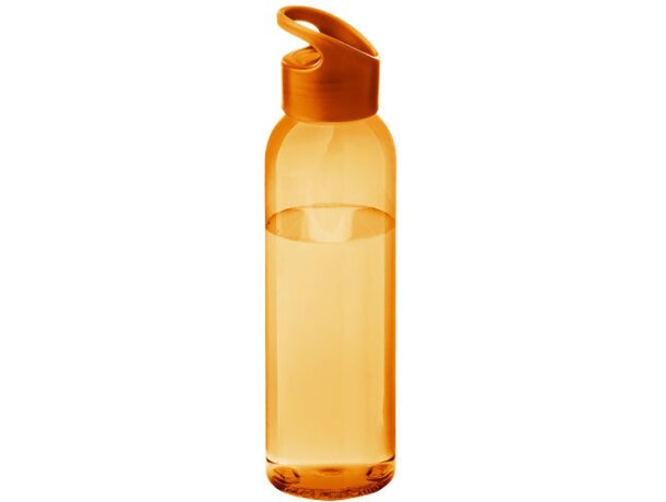 Botella de 650 ml con tapa de rosca personalizada personalizada naranja
