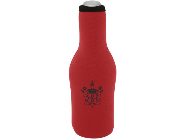 Botellas térmicas funda neopreno reciclado Fris se dobla cabe en bolsillo Rojo detalle 8