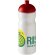 H2O Active® Base Bidón deportivo con Tapa Dome de 650 ml personalizado blanco/rojo