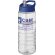 H2O Active® Treble Bidón deportivo con tapa con boquilla de 750 ml personalizado transparente/azul