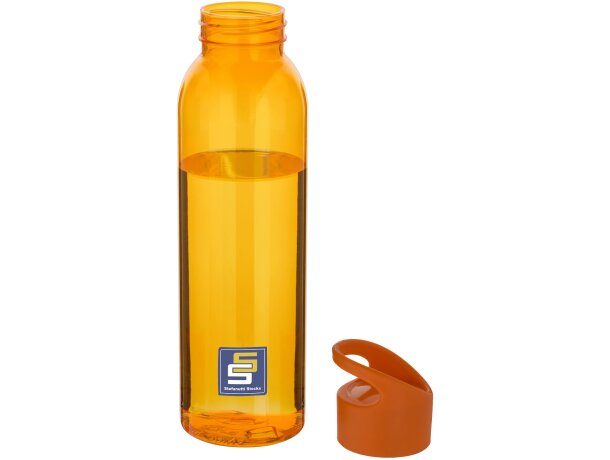 Botella de 650 ml con tapa de rosca personalizada barata naranja