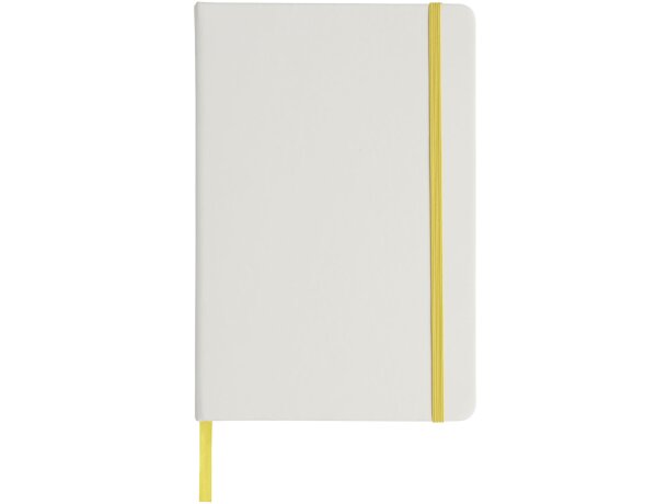 Libreta A5 blanca con cinta de color Spectrum merchandising