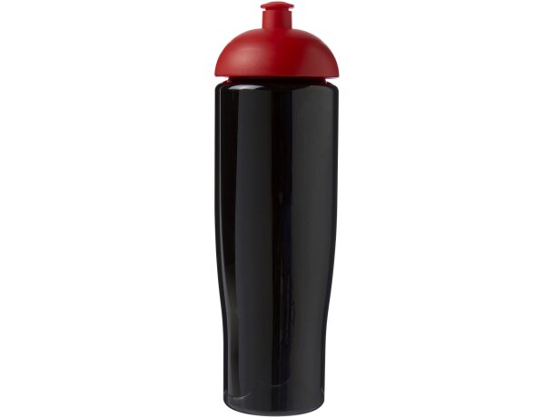 H2O Active® Tempo Bidón deportivo con Tapa Dome de 700 ml personalizado negro intenso/rojo