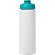 Baseline® Plus Bidón deportivo con Tapa Flip de 750 ml personalizado blanco/azul aqua