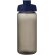 Bidón deportivo con tapa Flip de 600 ml personalizado carbón/azul