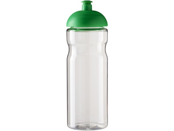 H2O Active® Base Bidón deportivo con Tapa Dome de 650 ml personalizado transparente/verde