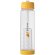 Botella deportiva y ligera con infusor de rosca para fruta 740 ml personalizada grabada transparente/amarillo