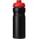 Baseline® Plus Bidón deportivo con tapa Flip de 650 ml personalizado negro intenso/rojo