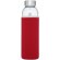 Bidón deportivo de vidrio de 500 ml personalizado rojo