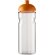 H2O Active® Base Bidón deportivo con Tapa Dome de 650 ml personalizado transparente/naranja