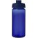 Bidón deportivo con tapa Flip de 600 ml personalizado azul/azul