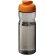 Bidón deportivo de 650 ml con tapa Flip personalizado carbón/naranja