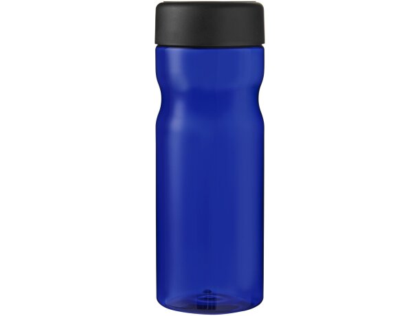 H2O Active® Eco Base Bidón deportivo con tapa de rosca de 650 ml personalizado azul/negro intenso