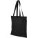 Tote bag personalizada Peru de algodón 180 g/m² con asas largas Negro intenso