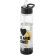 Botella deportiva y ligera con infusor de rosca para fruta 740 ml personalizada barata transparente/negro intenso