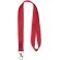 Lanyard coloridos con mosquetón práctico Impey y gran calidad Rojo detalle 14