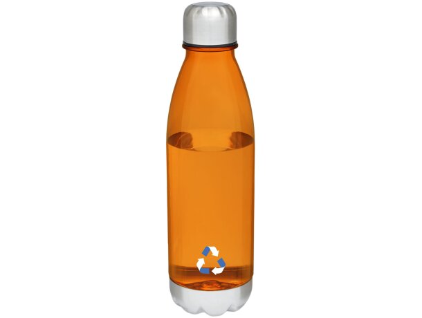 Bidón deportivo de 685 ml de Tritan™ personalizado naranja transparente