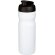 Baseline® Plus Bidón deportivo con tapa Flip de 650 ml personalizado blanco/negro intenso