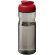 Bidón deportivo de 650 ml con tapa Flip personalizado carbón/rojo