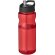 Bidón deportivo &quot;H2O Active® Base Tritan™&quot; de 650 ml personalizado rojo/negro intenso