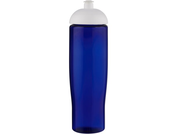 Bidón deportivo con tapa Dome de 700 ml personalizado blanco/azul