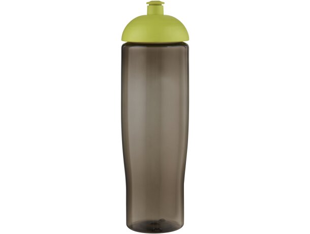 Bidón deportivo con tapa Dome de 700 ml personalizado lima/carbón