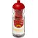 H2O Active® Base Bidón deportivo e infusor con Tapa Dome de 650 ml personalizado transparente/rojo