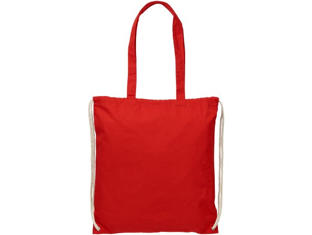 Mochilas sacos publicitarias con asas largas y cuerda Eliza 6L 240 g/m² Rojo detalle 19