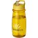 H2O Active® Pulse Bidón deportivo con tapa con boquilla de 600 ml personalizado amarillo