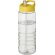 H2O Active® Treble Bidón deportivo con tapa con boquilla de 750 ml personalizado transparente/amarillo