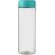 H2O Active® Vibe Bidón deportivo con tapa de rosca de 850 ml personalizado transparente/azul aqua