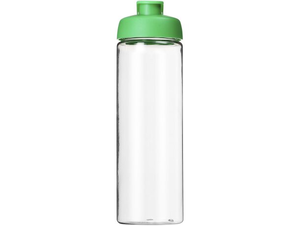 H2O Active® Vibe Bidón deportivo con tapa Flip de 850 ml personalizado transparente/verde