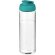 H2O Active® Vibe Bidón deportivo con tapa Flip de 850 ml personalizado transparente/azul aqua