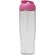 H2O Active® Tempo Bidón deportivo con Tapa Flip de 700 ml personalizado transparente/rosa