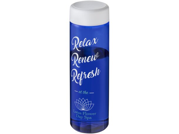 H2O Active® Vibe Bidón deportivo con tapa de rosca de 850 ml personalizado azul/blanco