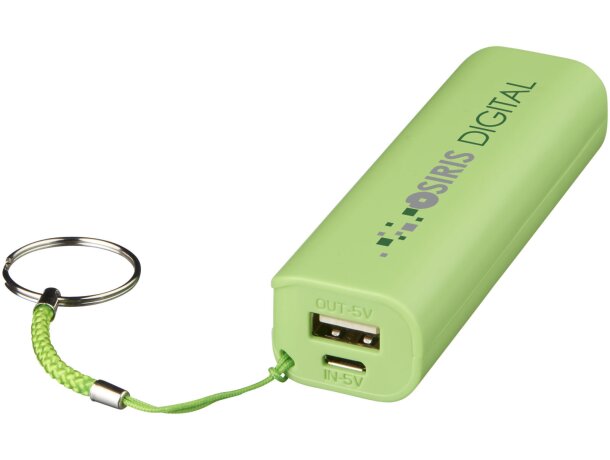 Powerbank de 1200 mAh Span con llavero y cable USB a micro USB Lima detalle 25