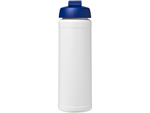 Baseline® Plus Bidón deportivo con Tapa Flip de 750 ml personalizado blanco/azul