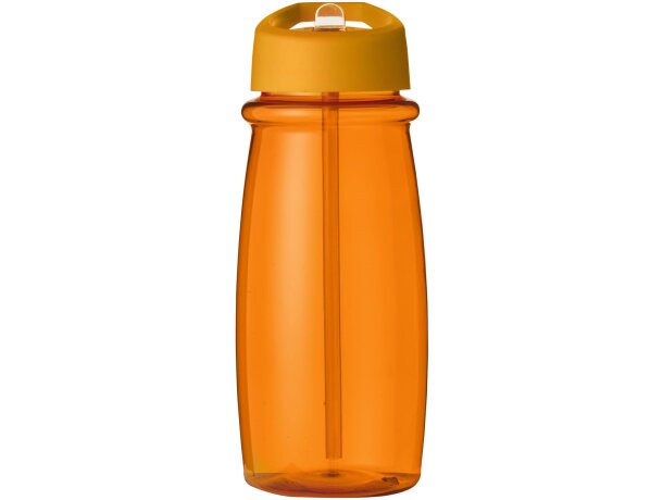 H2O Active® Pulse Bidón deportivo con tapa con boquilla de 600 ml personalizado naranja