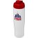 H2O Active® Tempo Bidón deportivo con Tapa Flip de 700 ml personalizado blanco/rojo