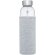 Bidón deportivo de vidrio de 500 ml personalizado gris