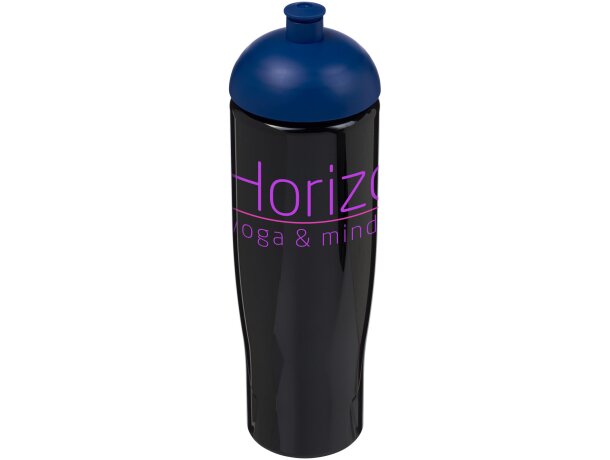 H2O Active® Tempo Bidón deportivo con Tapa Dome de 700 ml personalizado negro intenso/azul