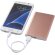 Powerbank delgada y ligera PEP con indicadores LED y 4000 mAh Rosa dorado detalle 32